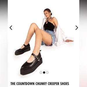 LAMODA THE COUNTDOWN CHUNKY CREEPER SHOES